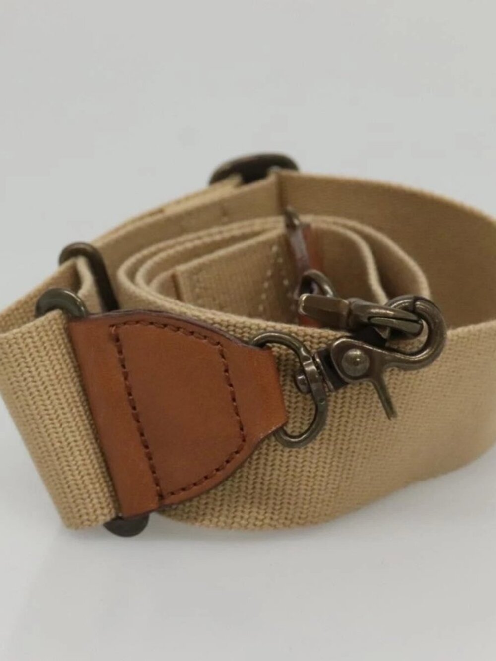 BURBERRY Nova Check Blue Label Shoulder Bag Canvas Beige - Picture 9 of 16